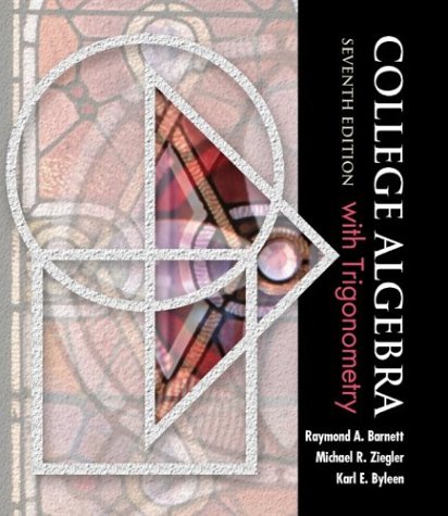 Book College Algebra with Trigonometry (Book & CD-ROM) free