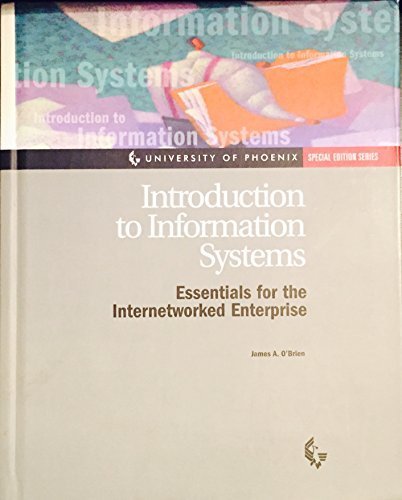 Book Introduction to Information Systems (Essentials for the Internetworked Enterprise) free