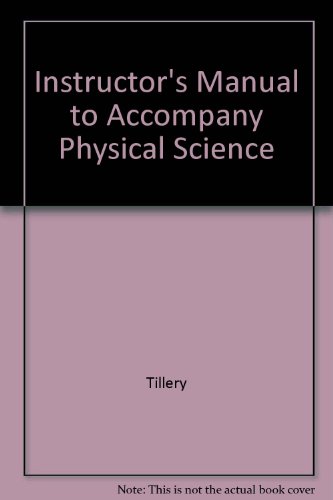 Book Instructor's Manual To Accompany Physical Science free