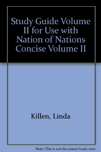 Book Study Guide Volume II for use with Nation of Nations Concise Volume II free