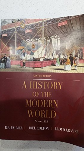 Book HISTORY OF THE MODERN WORLD: SINCE 1815, 9TH free