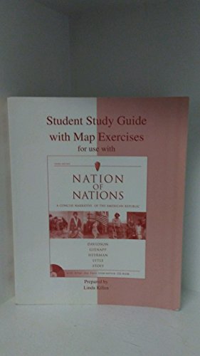 Book Study Guide to accompany Nation of Nations: A Concise Narrative of the American Republic free