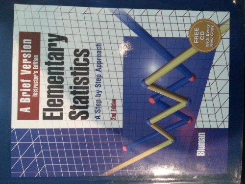 Book Elementary Statistics: A Brief Version (Instructor's Edition) free