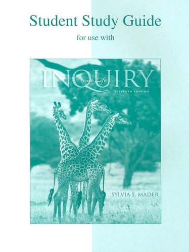 Book Student Study Guide t/a Inquiry Into Life free