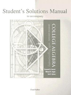 Book Student's Solutions Manual to accompany College Algebra with Trigonometry free