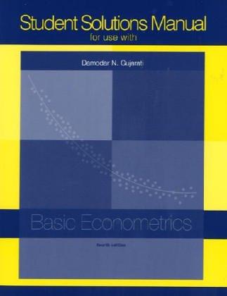 Book Student Solutions Manual t/a Basic Econometrics free