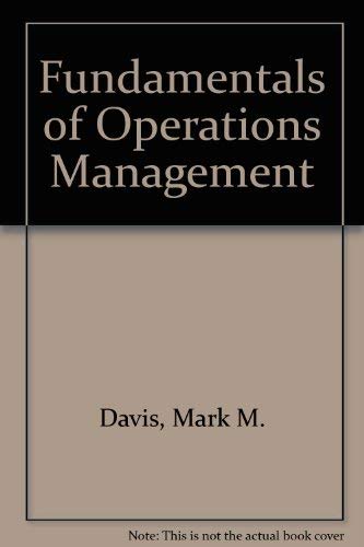 Book Fundamentals of Operations Management free