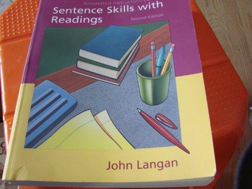 Book Sentence Skills With Readings: Annotated free