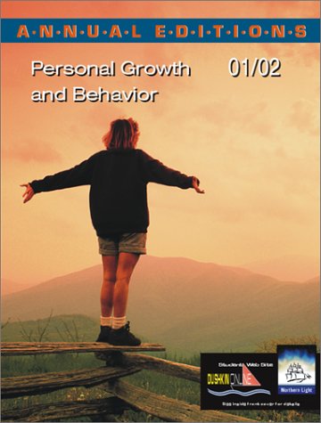 Book Annual Editions: Personal Growth and Behavior 01/02 free