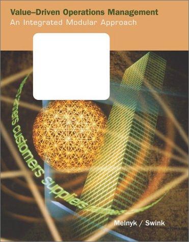 Book Value-driven Operations Management: An Integrated Modular Approach free