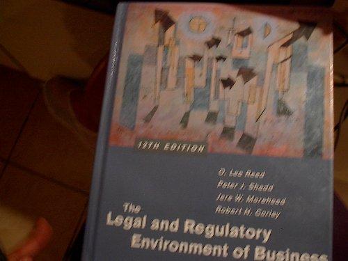 Book The Legal and Regulatory Environment of Business 12th Edition free