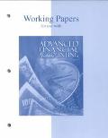 Book Working Papers for use with Advanced Financial Accounting free