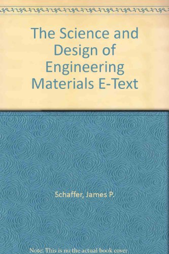 Book CD-ROM t/a The Science and Design of Engineering Materials E-TEXT free