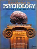 Book Introduction To Psychology: A Natural Science Perspective free