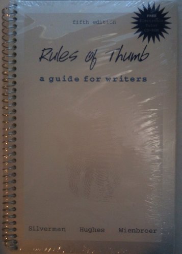 Book Rules of Thumb: A Guide for Writers free