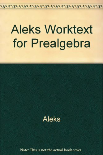 Book Aleks Worktext for Prealgebra free