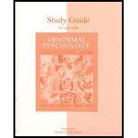 Book Abnormal Psychology: Current Perspectives, Study Guide free