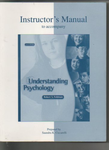 Book Instructor's Manual To Accompany Understanding Psychology free