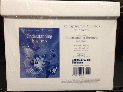 Book Transparency Acetates With Notes To Accompany Understanding Business free