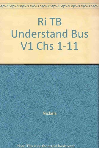 Book Test Bank: Tb Understand Bus V1 Chs 1-11 free