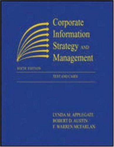 Book Corporate Information Strategy and Management:  Text and Cases free