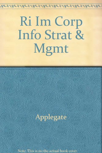 Book Ri Im Corp Info Strat & Mgmt free