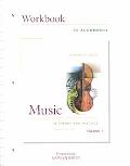 Book Student Workbook for use with V1: Music in Theory and Practice free