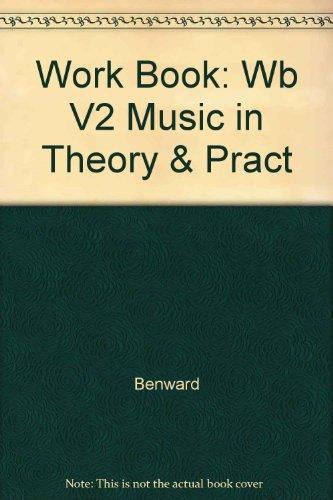 Book Student Workbook for use with V2: Music in Theory and Practice free