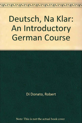 Book Deutsch, Na Klar: An Introductory German Course (german Edition) free