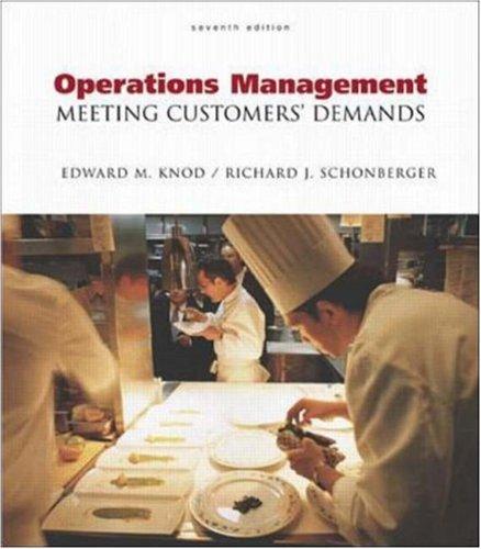 Book Operations Management: Meeting Customer's Demands with Student CD-ROM free
