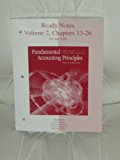 Book Ready Notes, Volume 2, Chapters 13-26 for use with Fundamental Accounting Principles free