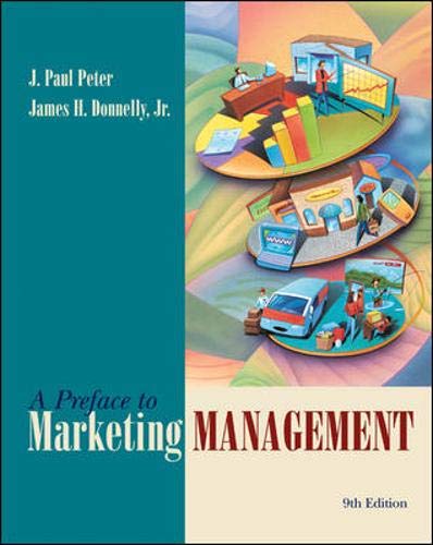 Book A Preface to Marketing Management free