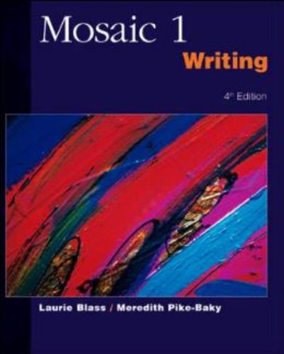 Book Mosaic I: Writing (Bk. 1) free