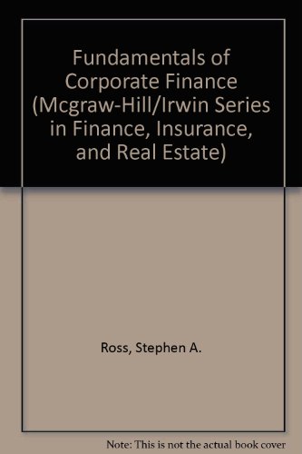 Book Fundamentals of Corporate Finance (Mcgraw-Hill/Irwin Series in Finance, Insurance, and Real Estate) free