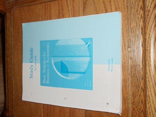 Book Basic Statistics For Business And Economics (study Guide) free