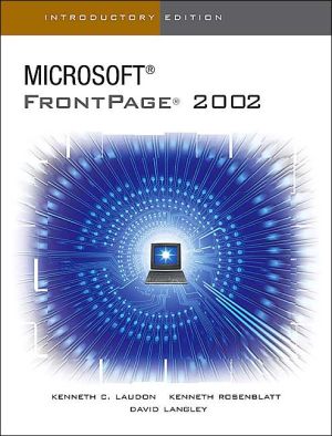 Book The Interactive Computing Series: Frontpage 2002 - Introductory free