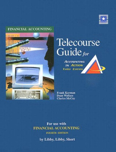 Book Telecourse Guide for Accounting in Action: Financial Accounting free