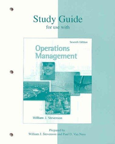 Book Study Guide for use with Production/Operations Management free