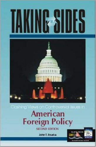 Book Clashing Views on Controversial Issues in American Foreign Policy (Taking Sides) free