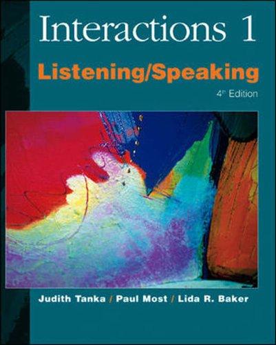 Book Interactions 1: Listening/Speaking free