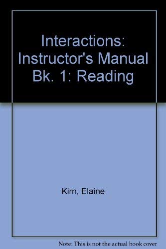 Book Interactions (bk. 1) free