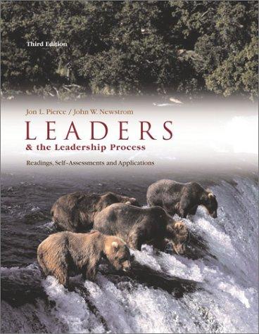 Book Leaders and the Leadership Process: Readings, Self-Assessments, and Applications free