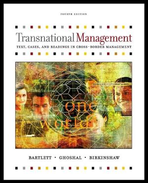 Book Transnational Management: Text and Cases free