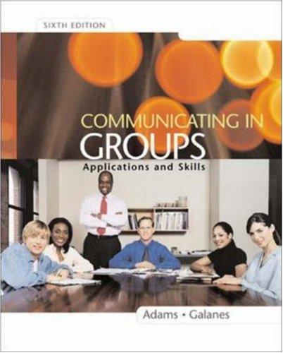 Book Communicating in Groups: Applications and Skills free