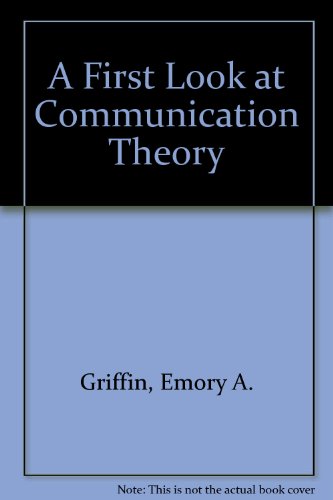 Book A First Look at Communication Theory free