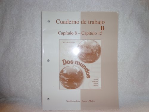 Book Workbook/Lab Manual Part B to accompany Dos mundos free