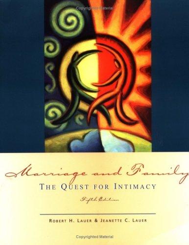 Book Marriage and Family: The Quest for Intimacy free