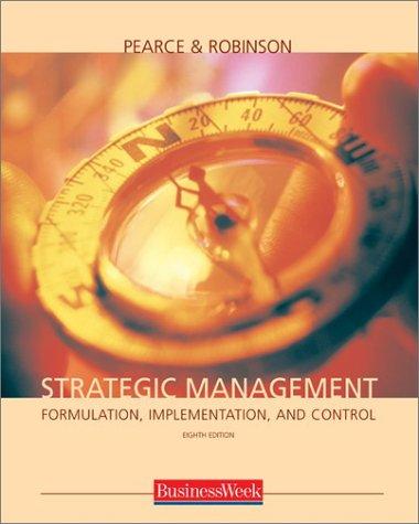 Book Strategic Management: Formulation, Implementation, and Control free