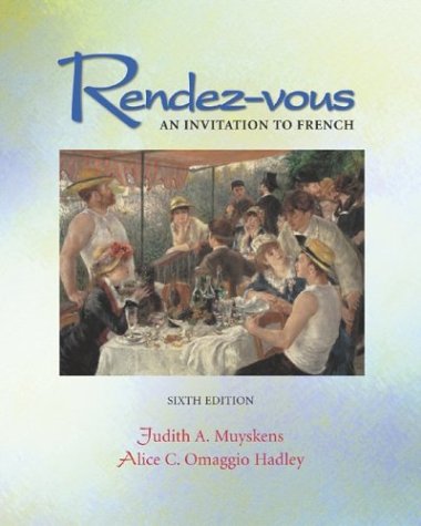 Book Rendez-vous Student Edition + Listening Comprehension Audiocassette free