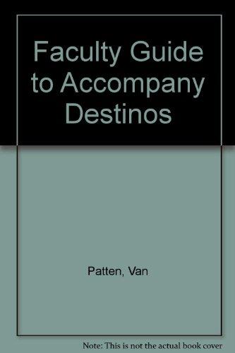 Book Faculty Guide to Accompany Destinos free